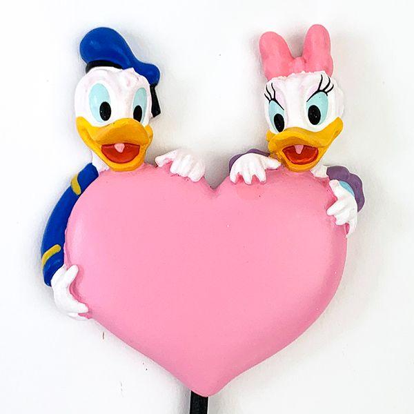 ディズニー-ドナルドダック-デイジーダック-フラワーペアピック-ドナルド-デイジー-ギフト-フラワーアレンジ 商品画像2：キャラグッズPERFECT WORLD TOKYO