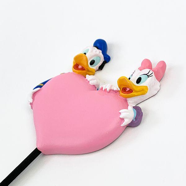 ディズニー-ドナルドダック-デイジーダック-フラワーペアピック-ドナルド-デイジー-ギフト-フラワーアレンジ 商品画像3：キャラグッズPERFECT WORLD TOKYO
