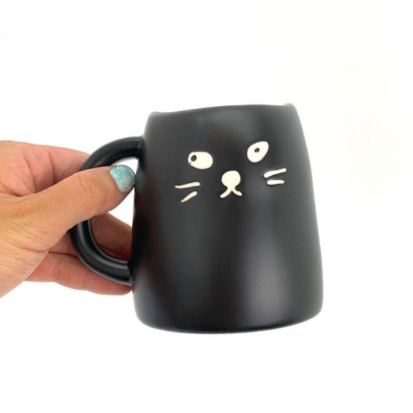 ペアマグ-黒ねこ-白ねこ-ネコ-ギフト-マグカップ-食器-黒-白 商品画像5：キャラグッズPERFECT WORLD TOKYO