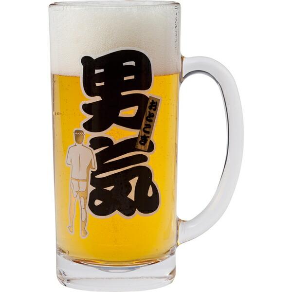 男気ジョッキ-（コップ／ビールグラス）-おもしろ食器-4942423229476 商品画像2：キャラグッズPERFECT WORLD TOKYO