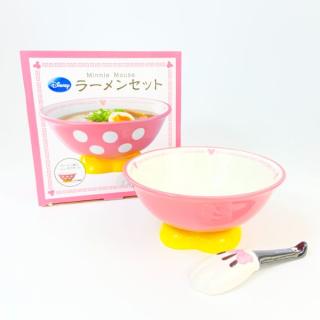 ディズニー-ミニーマウス-ラーメンセット-鉢-食器-Disney-ピンク-グッズの通販なら: キャラグッズPERFECT WORLD TOKYO  [Kaago(カーゴ)]