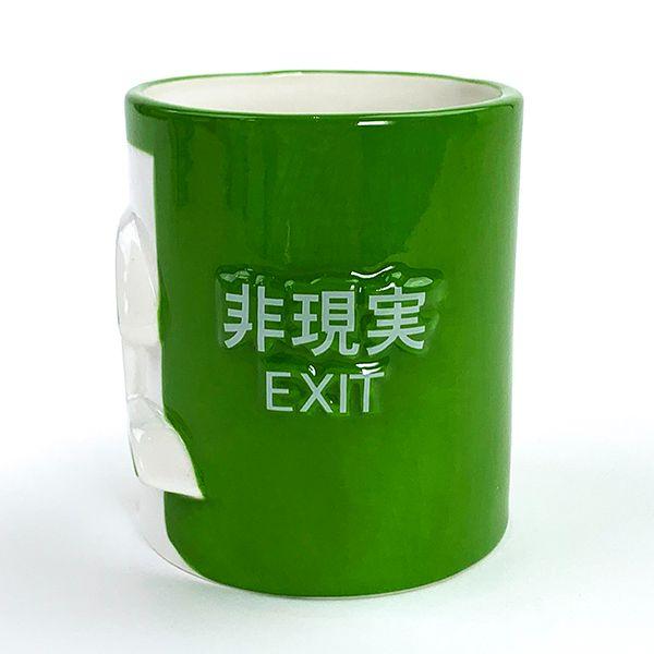 現実逃避マグ-マグカップ-食器-オモシロ-緑 商品画像3：キャラグッズPERFECT WORLD TOKYO