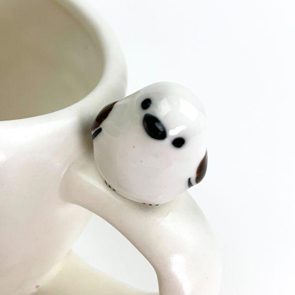 フィギュア付きマグ-シマエナガ-マグカップ-食器--白 商品画像3：キャラグッズPERFECT WORLD TOKYO