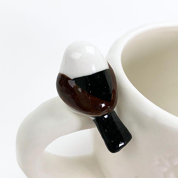 フィギュア付きマグ-シマエナガ-マグカップ-食器--白 商品画像5：キャラグッズPERFECT WORLD TOKYO