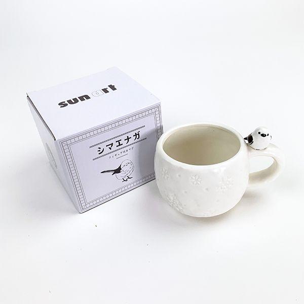 フィギュア付きマグ-シマエナガ-マグカップ-食器--白 商品画像8：キャラグッズPERFECT WORLD TOKYO