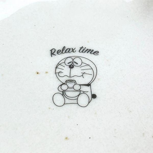 ドラえもん-輪花型-皿-S-リラックスタイム-お皿-食器--ホワイト-グッズ 商品画像3：キャラグッズPERFECT WORLD TOKYO