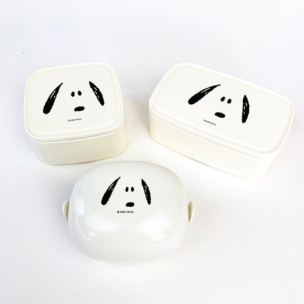 スヌーピー-SNOOPY-パックランチL-フェイススヌーピー-お弁当箱-ランチパック-タッパー-白-グッズ 商品画像6：キャラグッズPERFECT WORLD TOKYO