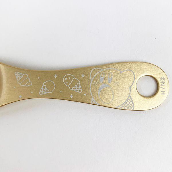 星のカービィ-カービィ-アイスクリームスプーン-ゴールド-食器-KIRBY-スプーン-グッズ-ゴールド-日本製 商品画像2：キャラグッズPERFECT WORLD TOKYO