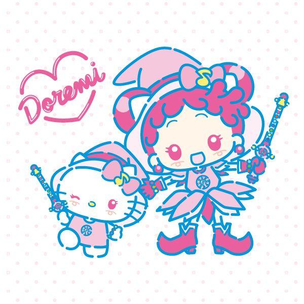 おジャ魔女どれみ-どれみ-ハローキティ-ハンドクリーム-保湿-クリーム-ラズベリーの香り-グッズ(MCD) 商品画像5：キャラグッズPERFECT WORLD TOKYO