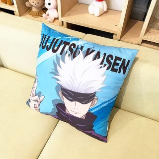 呪術廻戦-五条悟-クッション-インテリア-ジャンプ--部屋-洗濯可-雑貨