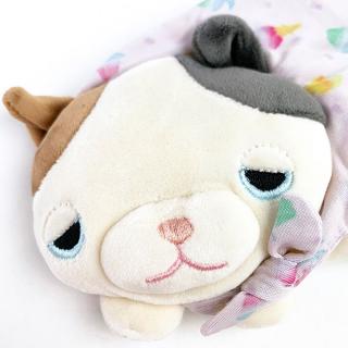 キャラクター クッション ぬいぐるみ プレミアム-ねむねむアニマルズ-COOL-クールアイピロウ-ゆず