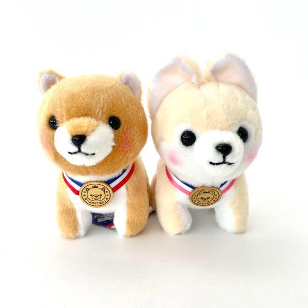 豆しば三兄弟-サスケ-目指せ金メダル--おもちゃ-ぬいぐるみ-グッズ 商品画像6：キャラグッズPERFECT WORLD TOKYO