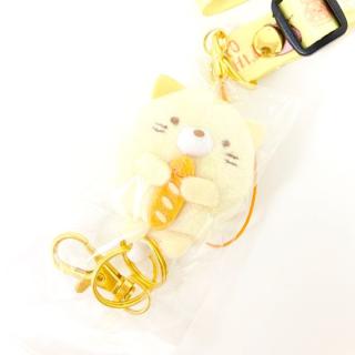 SAN-X-すみっコぐらし-ぬいぐるみリールストラップねこ