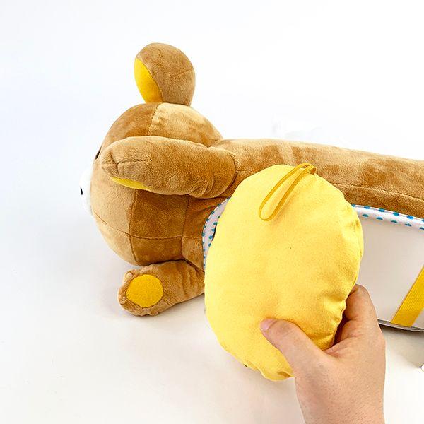 SAN-X-リラックマ-ぬいぐるみティッシュカバー　-ティッシュケース　クリーナー-ブラウン-グッズ 商品画像7：キャラグッズPERFECT WORLD TOKYO