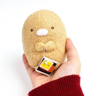 すみっコぐらし-とんかつ-ぬいぐるみ-S-プレゼント-茶色-すみっこ