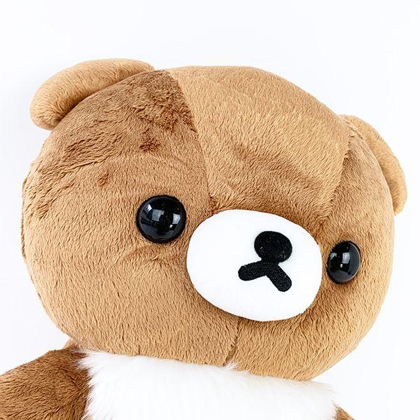 リラックマ-チャイロイコグマ-ぬいぐるみ-Ｌ-抱き枕-プレゼント-茶色-グッズ 商品画像5：キャラグッズPERFECT WORLD TOKYO