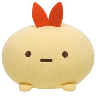すみっコぐらし-えびふらいのしっぽ-スーパーもちもち大福クッション
