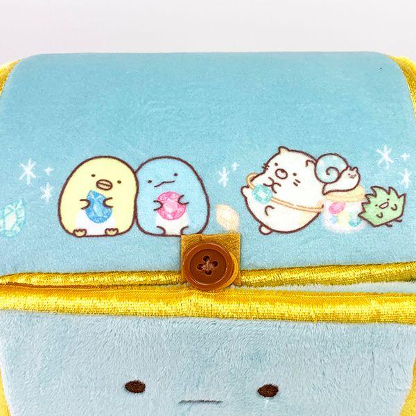 サンエックス-たからばこ-すみっコぐらしコレクション-シーンぬいぐるみ-インテリア-ぬいぐるみ-おもちゃ-もちもち-ふわふわ-ブルー 商品画像2：キャラグッズPERFECT WORLD TOKYO