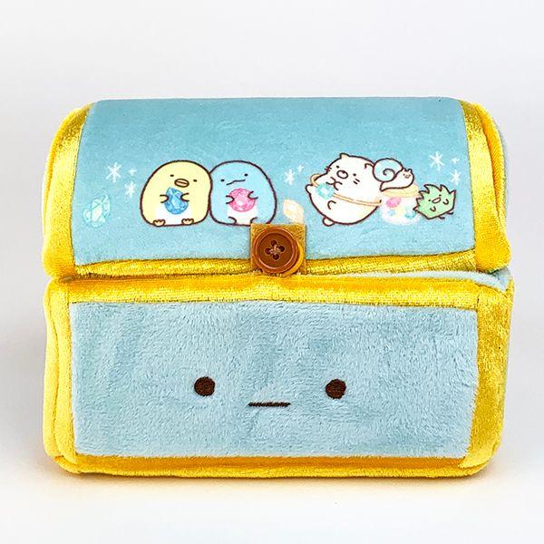 サンエックス-たからばこ-すみっコぐらしコレクション-シーンぬいぐるみ-インテリア-ぬいぐるみ-おもちゃ-もちもち-ふわふわ-ブルー 商品画像1：キャラグッズPERFECT WORLD TOKYO