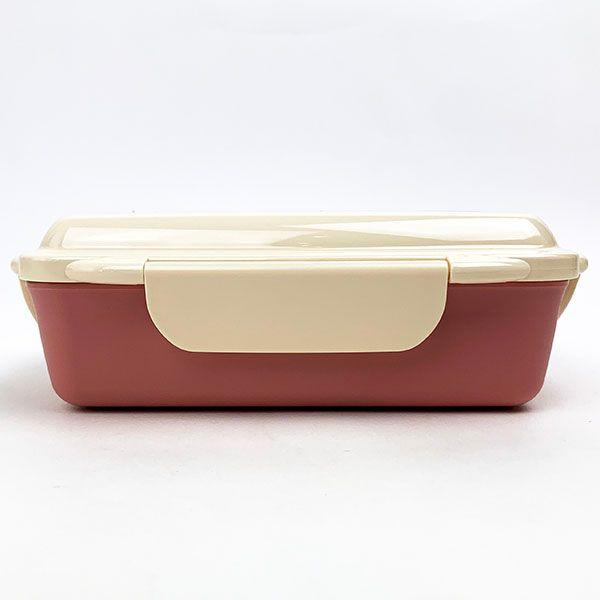 ミッフィー-密封4点留め一段弁当箱-ランチボックス-お弁当箱-グッズ-500ｍｌレンジ、食洗機、乾燥機OK、仕切り付き-(MCD) 商品画像3：キャラグッズPERFECT WORLD TOKYO