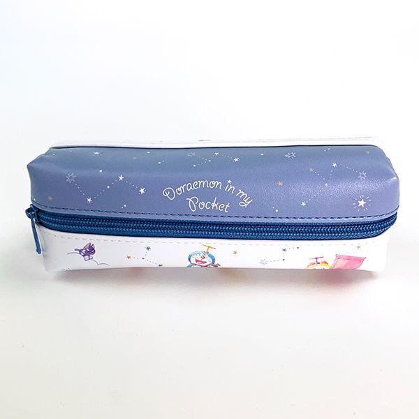 ドラえもん-2ルーム-ペンケース-星空-ペンポーチ-筆箱-紺 商品画像1：キャラグッズPERFECT WORLD TOKYO