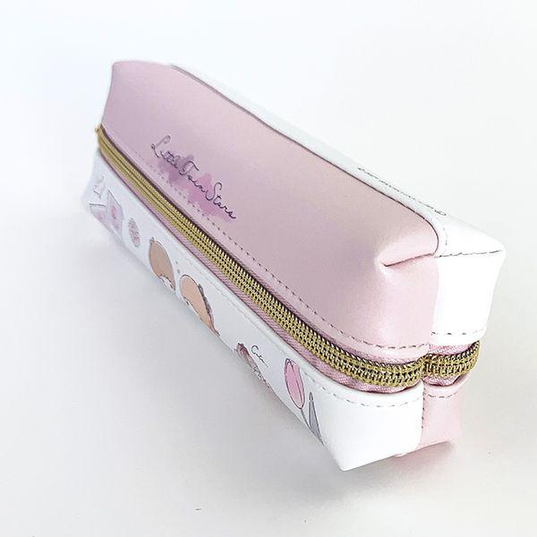 リトルツインスターズ-2ルーム-ペンケース-ペンポーチ-筆箱-キキララ-ピンク 商品画像5：キャラグッズPERFECT WORLD TOKYO