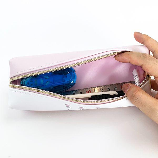 リトルツインスターズ-2ルーム-ペンケース-ペンポーチ-筆箱-キキララ-ピンク 商品画像7：キャラグッズPERFECT WORLD TOKYO