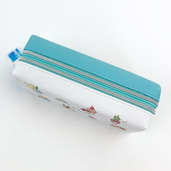 ツムツム-ペンケース-整列-ペンポーチ-筆箱-ディズニー-水色 商品画像6：キャラグッズPERFECT WORLD TOKYO