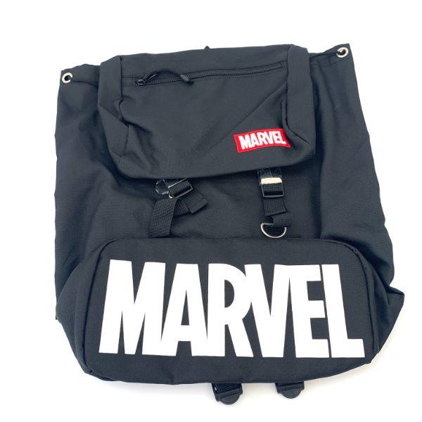 マーベル-かぶせポケットリュック-(リュックサック/デイバッグ)-ブラック-(MARVEL)-アウトドア用品(MCD) 商品画像4：キャラグッズPERFECT WORLD TOKYO