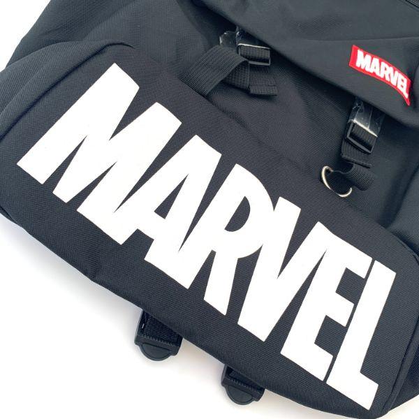 マーベル-かぶせポケットリュック-(リュックサック/デイバッグ)-ブラック-(MARVEL)-アウトドア用品(MCD) 商品画像5：キャラグッズPERFECT WORLD TOKYO