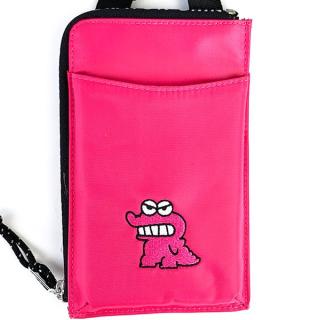 クレヨンしんちゃん-ワニ山さん-スマホショルダーポーチ PK