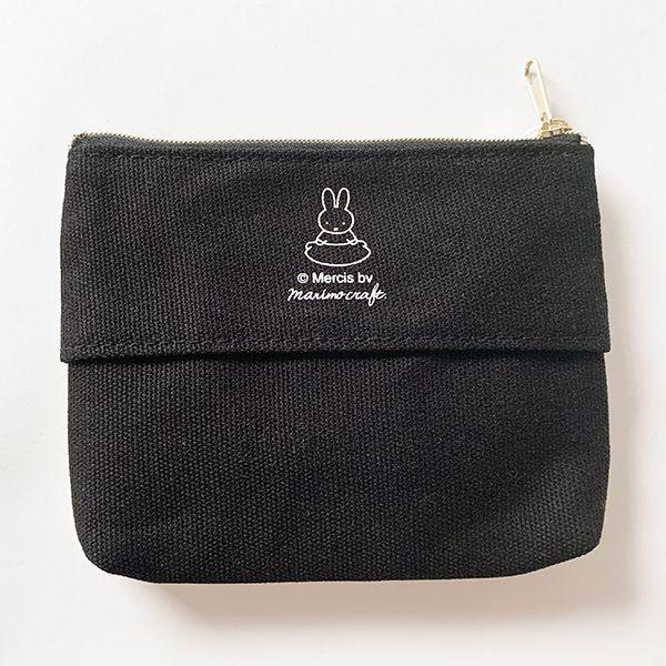 miffy-おばけ-ティッシュポーチ-WH-おばけミッフィー-小物入れ-グッズ-ブラック--(MCOR) 商品画像3：キャラグッズPERFECT WORLD TOKYO