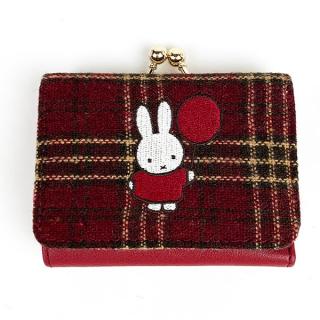 財布・ケース・小物入れ miiichan... MIFFY-ミッフィー-チェックシリーズ-ミニ財布-ポーチ-小物入れ