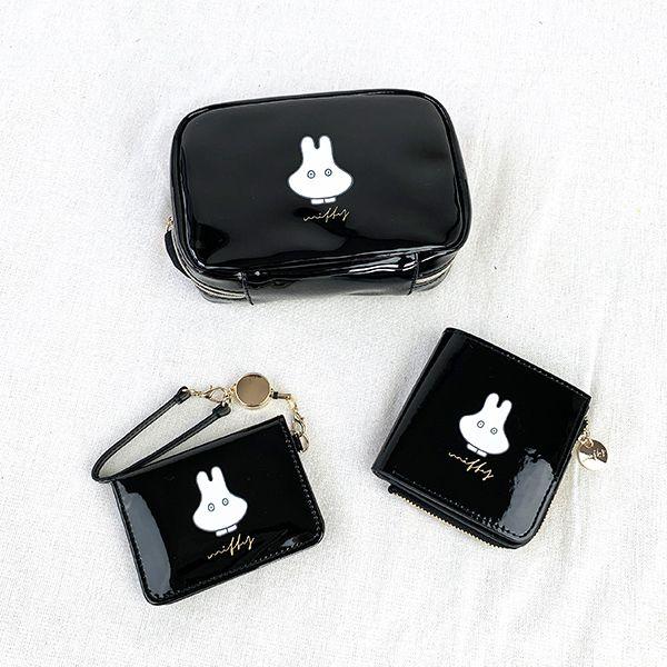 ミッフィー-miffy-スウィートチョコレートシリーズ-パスケース-BK--ケース-小物入れ-ブラック(MCOR) 商品画像6：キャラグッズPERFECT WORLD TOKYO