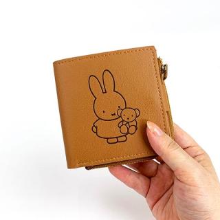 ミッフィー-miffy-ハーフ財布-エンボスくまちゃん-財布-小銭入れ