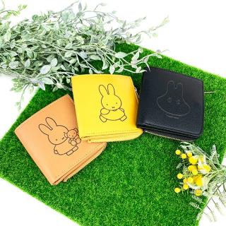 ミッフィー-miffy-ハーフ財布-エンボスくまちゃん-財布-小銭入れ ミッフィー-miffy-ハーフ財布-エンボスくまちゃん-財布-小銭入れ