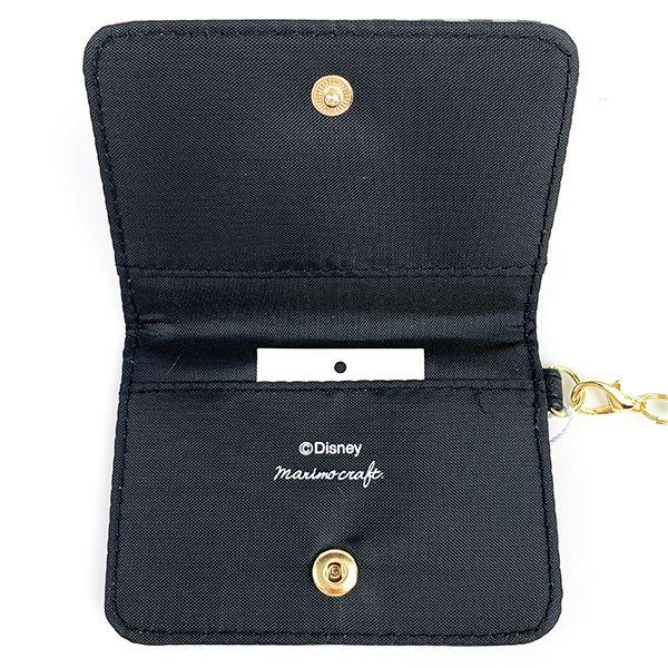 リトルマーメイド-アリエル-オープンパスケース-BKチェック/アリエル-パスケース-定期入れ-リール付きパスケース-黒-グッズ--(MCOR) 商品画像4：キャラグッズPERFECT WORLD TOKYO