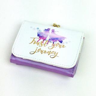 アナと雪の女王-アナ-エルサ-コンパクト財布-シルエット-FROZEN2 