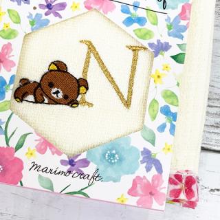 イニシャルｍ ｔ ｎ 花柄 リラックマの通販なら キャラグッズperfect World Tokyo Kaago カーゴ