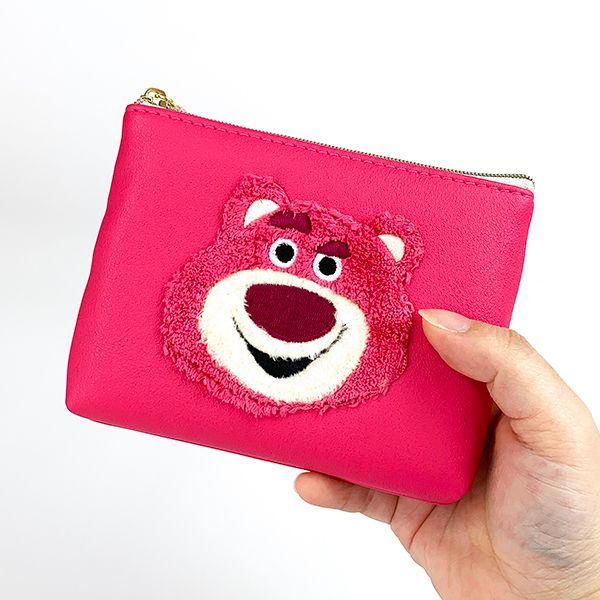 ディズニー-トイストーリー-ワッペンシリーズ-ティッシュポーチ-ロッツォ-ワッペン-ケース-ティッシュ-エチケット-ピンク-グッズ 商品画像7：キャラグッズPERFECT WORLD TOKYO