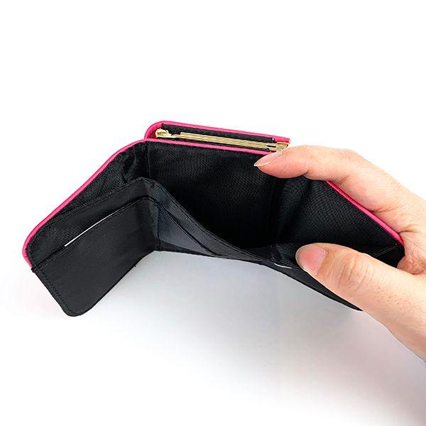 ディズニー-トイストーリー-ワッペンシリーズ-コンパクト財布-ロッツォ-ワッペン-コンパクト-コインケース-小銭入れ-ピンク 商品画像5：キャラグッズPERFECT WORLD TOKYO