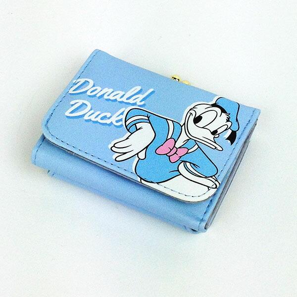 ディズニー-ドナルド--コンパクト財布-財布-コインケース-ブルー-グッズ--(MCOR)(MCD) 商品画像1：キャラグッズPERFECT WORLD TOKYO