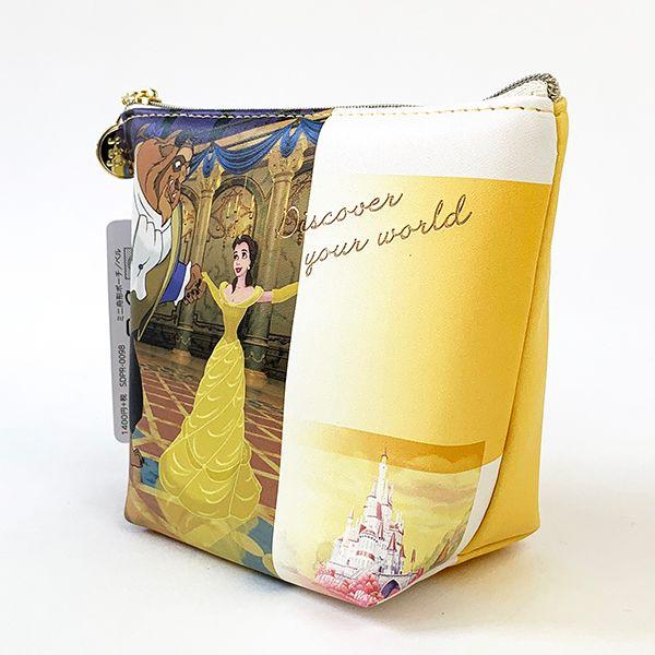 ディズニー-ベル-ミニ舟形ポーチ-ベル-プリンセス-美女と野獣-ポーチ-グッズ-小物入れ-イエロー--(MCOR) 商品画像3：キャラグッズPERFECT WORLD TOKYO