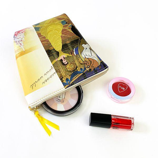 ディズニー-ベル-ミニ舟形ポーチ-ベル-プリンセス-美女と野獣-ポーチ-グッズ-小物入れ-イエロー--(MCOR) 商品画像6：キャラグッズPERFECT WORLD TOKYO