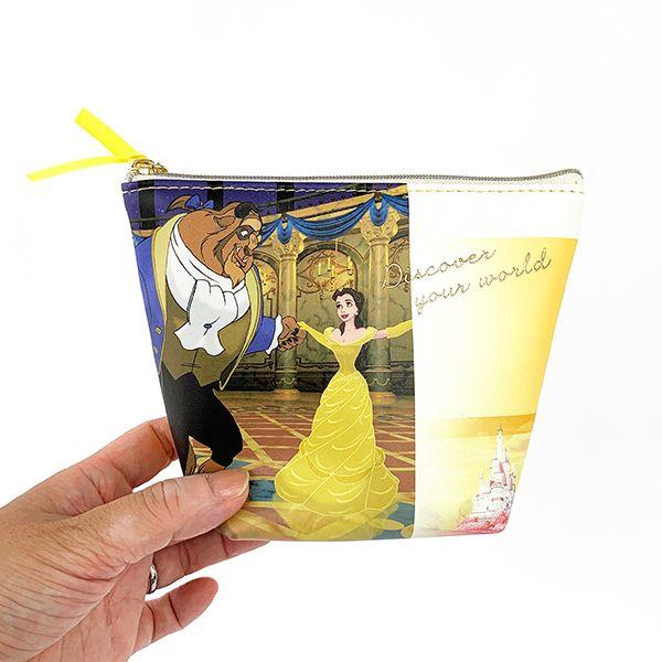 ディズニー-ベル-ミニ舟形ポーチ-ベル-プリンセス-美女と野獣-ポーチ-グッズ-小物入れ-イエロー--(MCOR) 商品画像7：キャラグッズPERFECT WORLD TOKYO