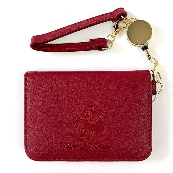 ディズニー-ミニー-オープンパスケース RD ミニー-パスケース Disney