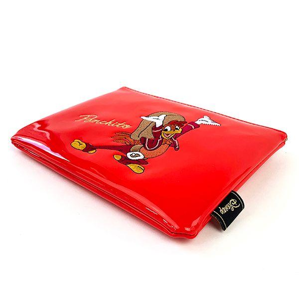 ディズニー-パンチート-フラットポーチ-パンチート-ポーチ-Disney-グッズ-レッド--(MCOR) 商品画像2：キャラグッズPERFECT WORLD TOKYO