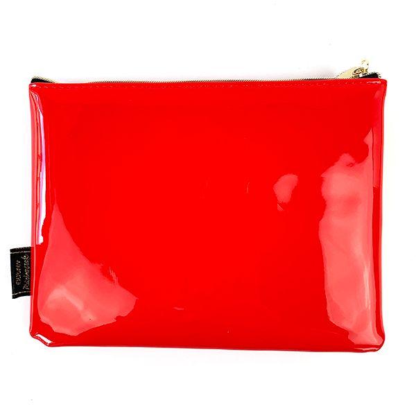 ディズニー-パンチート-フラットポーチ-パンチート-ポーチ-Disney-グッズ-レッド--(MCOR) 商品画像3：キャラグッズPERFECT WORLD TOKYO