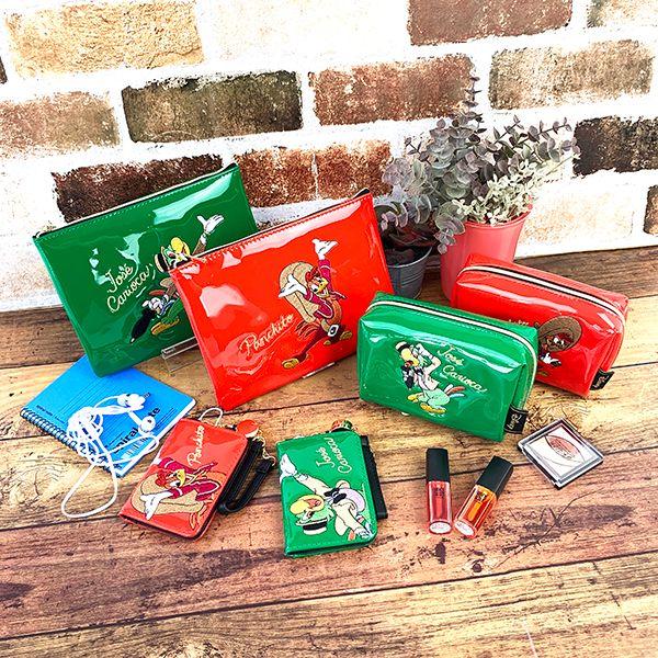 ディズニー-パンチート-フラットポーチ-パンチート-ポーチ-Disney-グッズ-レッド--(MCOR) 商品画像6：キャラグッズPERFECT WORLD TOKYO