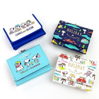 スヌーピー-コンパクト財布-バケーションスヌーピー-財布-三